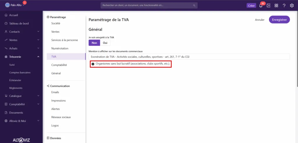 Mentions pour les exonérations de TVA avec les cas d’usage
