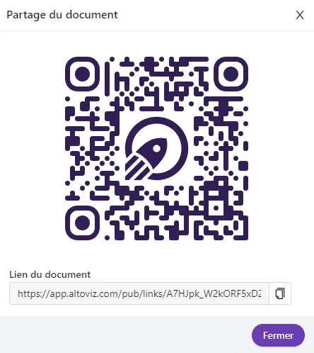 Partager vos devis et factures par QR Code