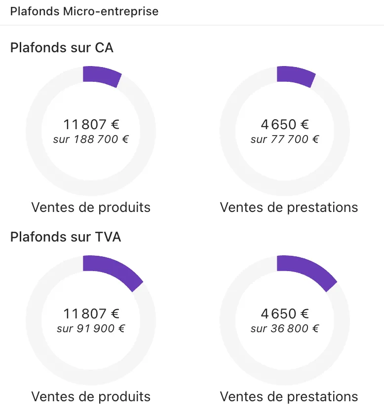 Seuils de TVA pour les micro-entreprises